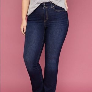 Lane Bryant High Rise Boot Cut Tighter Tummy Jeans 26 Petite